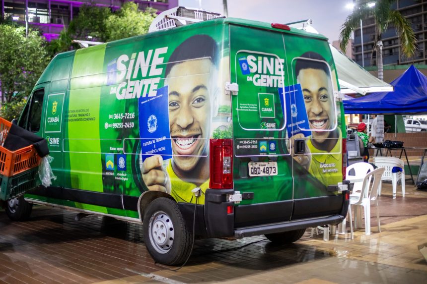 SINE Cuiabá oferta 325 vagas de emprego com salários de até R$ 5 mil