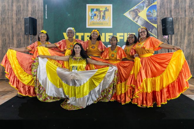 Apresentação de siriri na FIT Pantanal destaca trabalho desenvolvido com idosos em Cuiabá